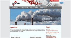 Desktop Screenshot of dekati.com